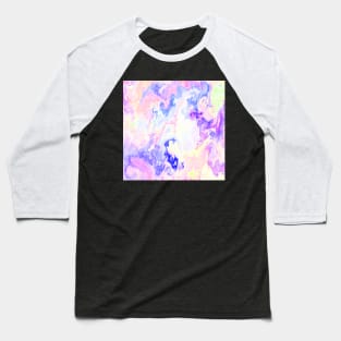 Soft Purple Marble Baseball T-Shirt